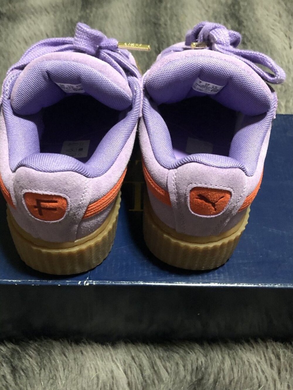 Puma Fenty by Rihanna Creeper Phatty Lavender Alert Purple Women's, Size 6.5 - Picture 3 of 6